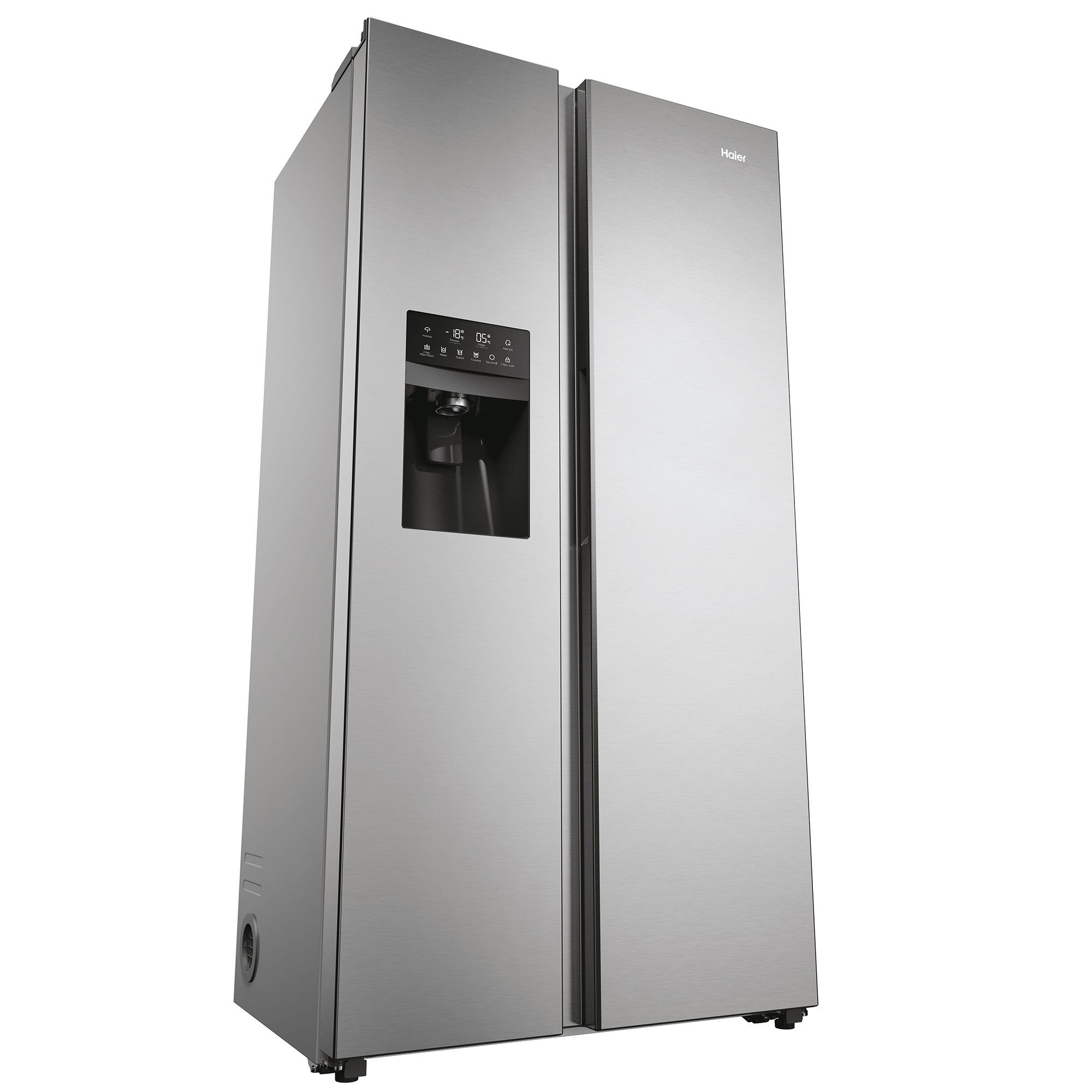 Haier Kühlschrank Edelstahl XL Slim Line HSR5918DIMP, 177,5 cm hoch, 90,8 cm breit, Eiswürfeldispenser, XL Slim Line, Mutli Airflow System, Total NoFrost