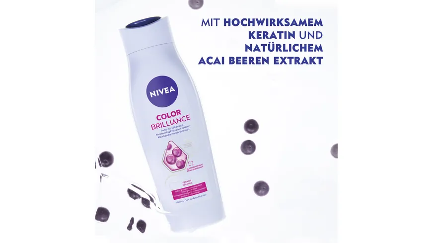 NIVEA Color Schutz Shampoo Glanz Serum & Farb-Pflege Komplex 250 ml