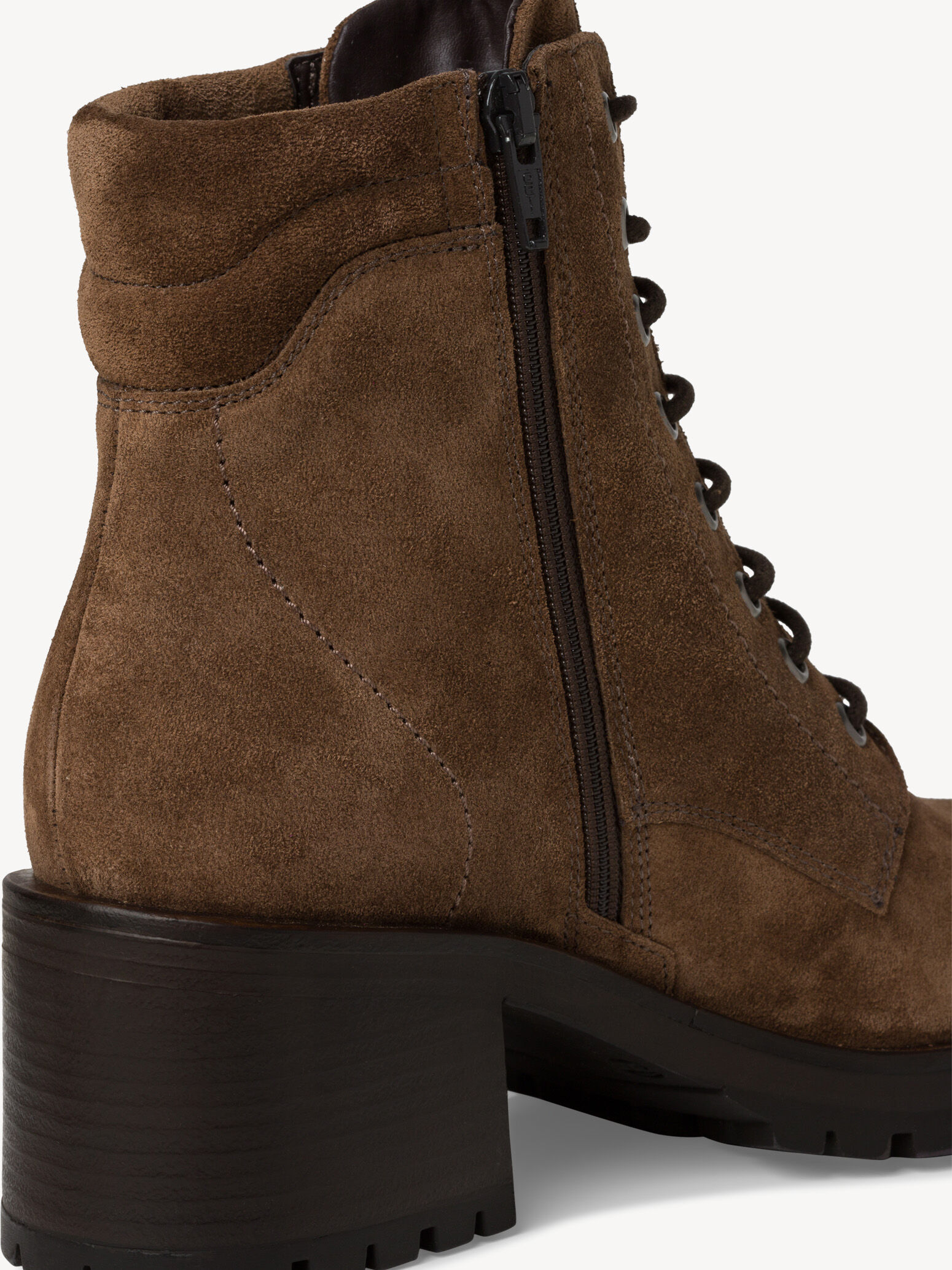Bottine en cuir - marron