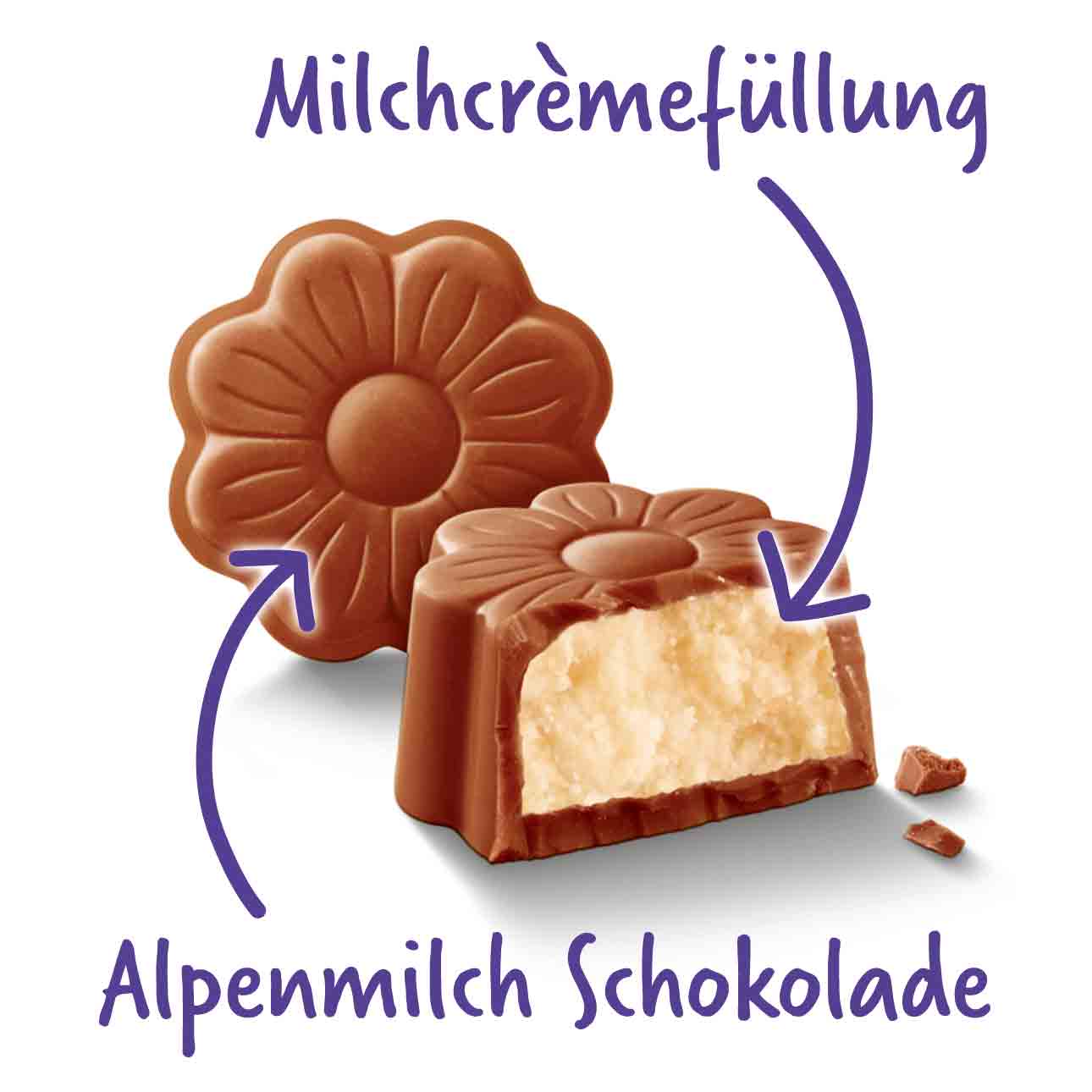 Milka 'Dankeschön' Pralinés Milchcrème 165g