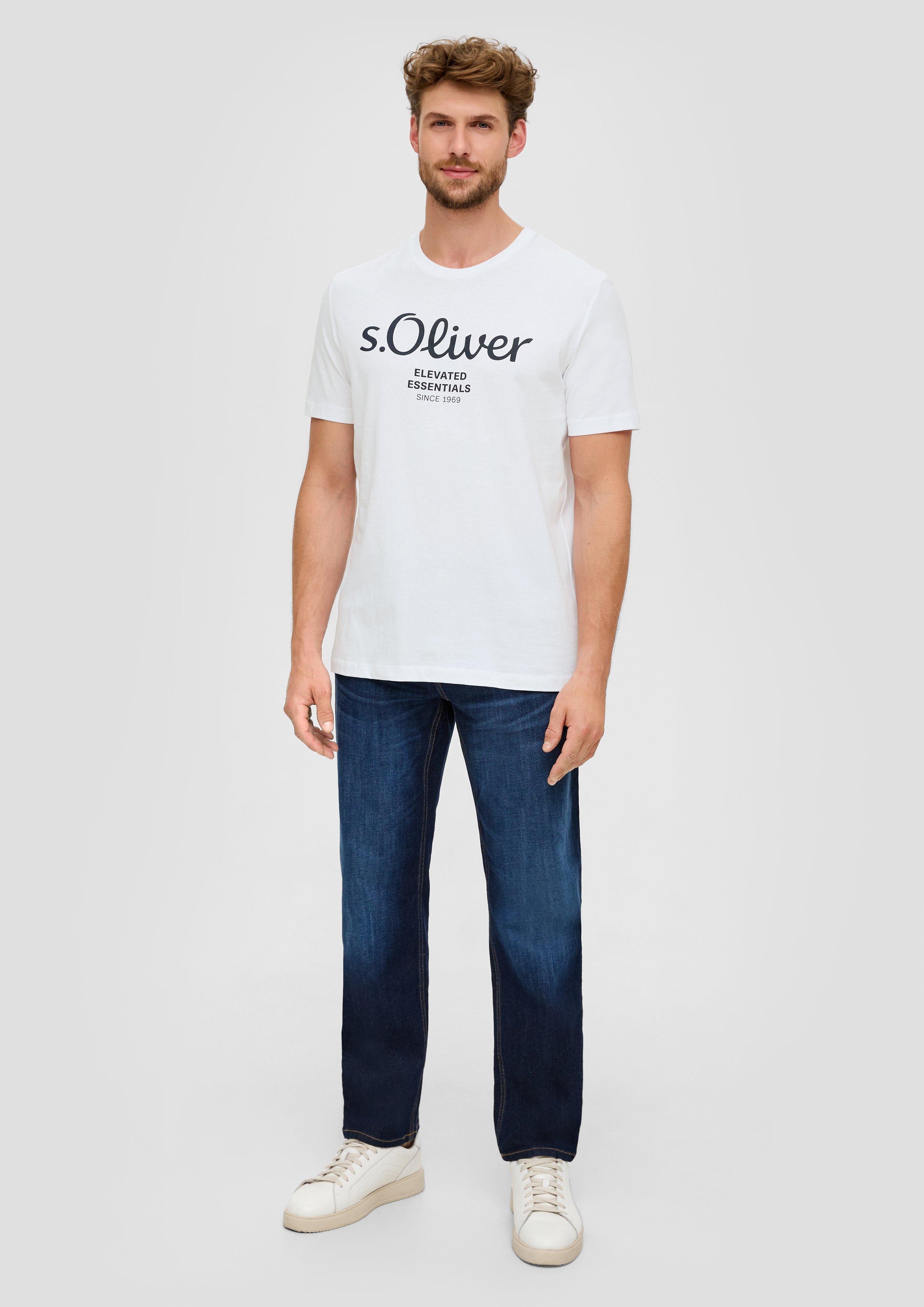 T-Shirt mit Label-Print  2139909-01D1