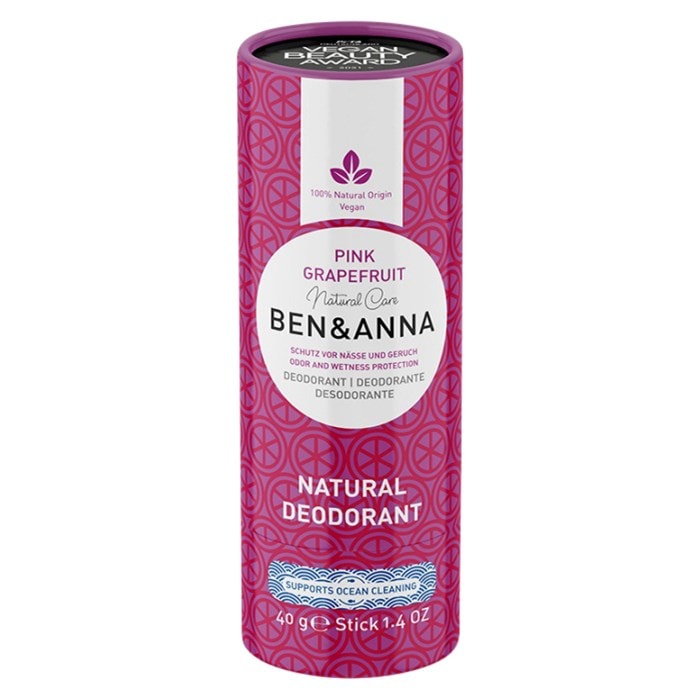 Natural Deodorant Stick Pink Grapefruit