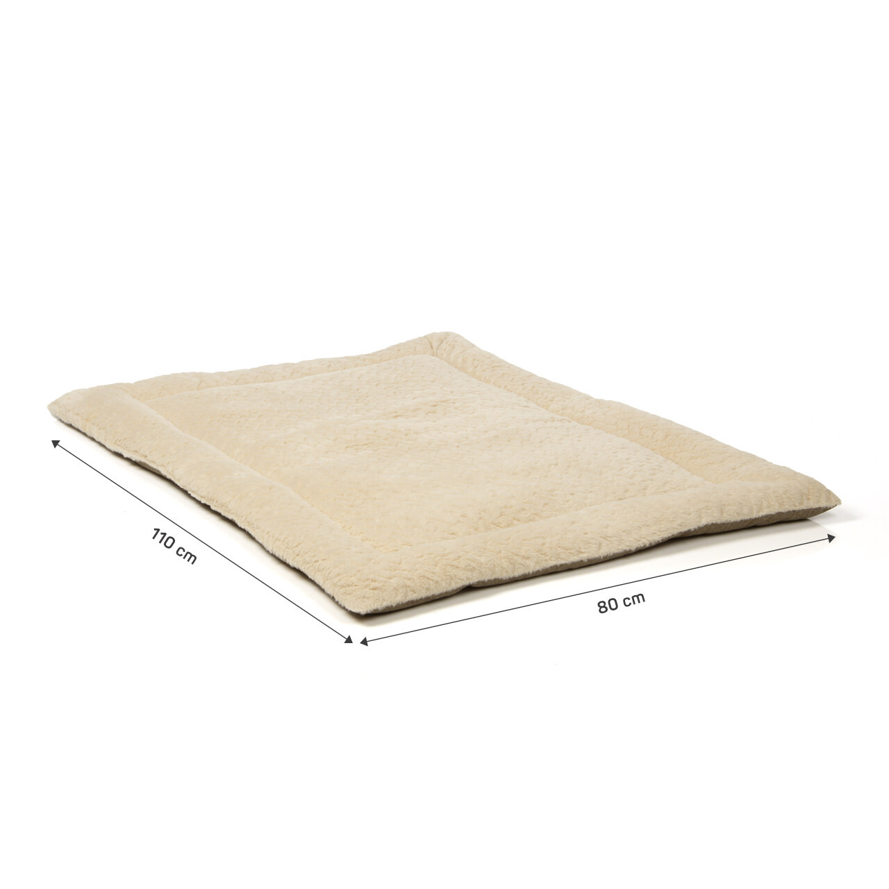 Wallace & Jones Hundebetten Wallace & Jones gepolsterte Wendedecke Bristol beige XL