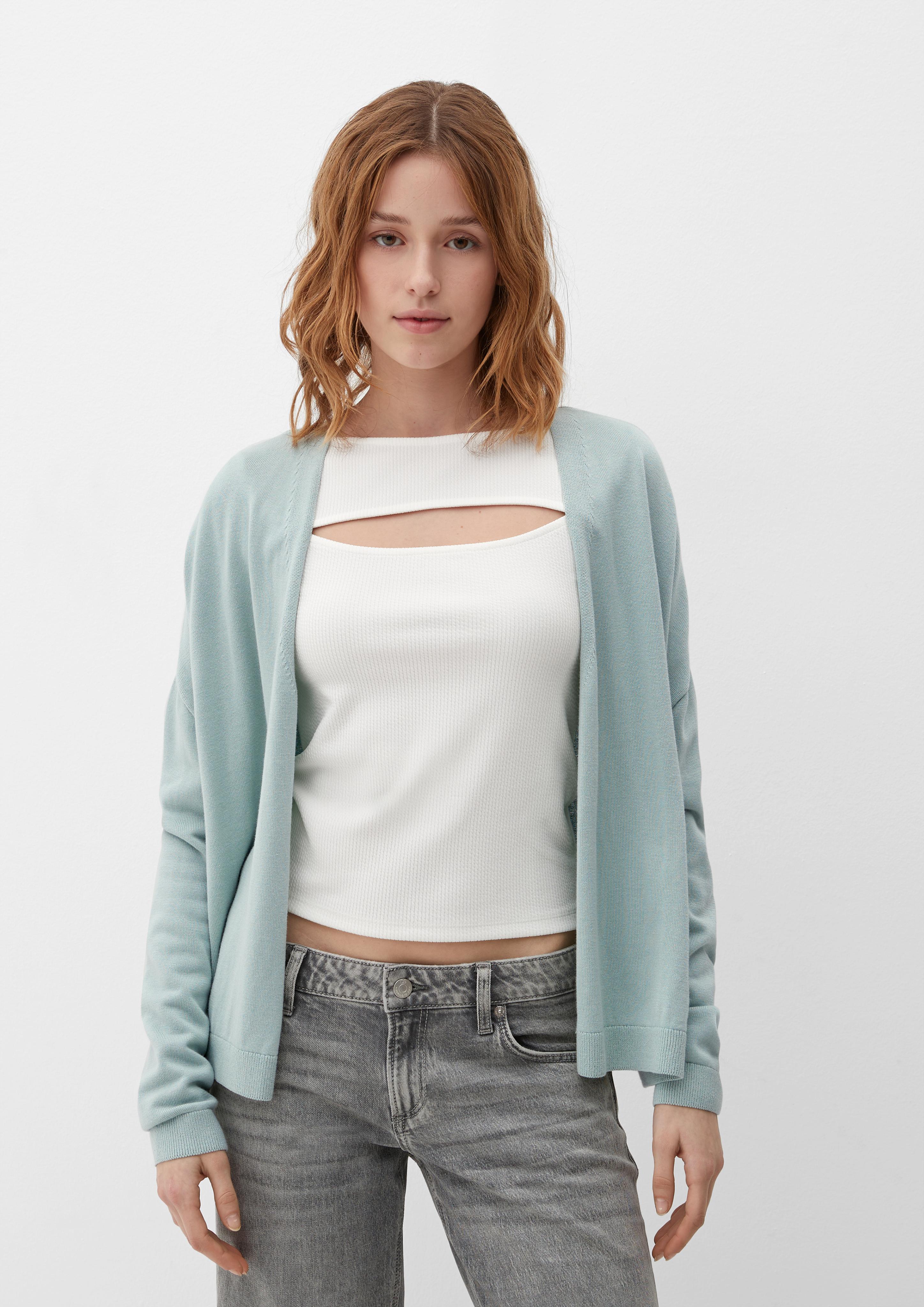 Strickjacke aus Viskosemix  2127120-6092