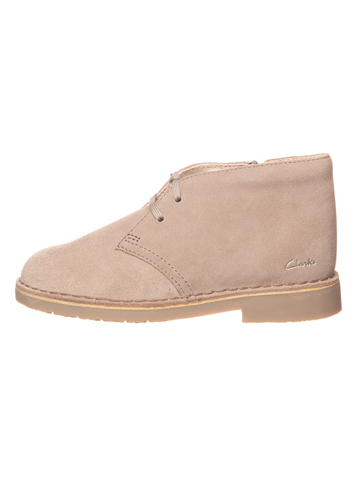 Clarks Leder-Schnürschuhe '' Desert Boot2'' in Beige günstig kaufen