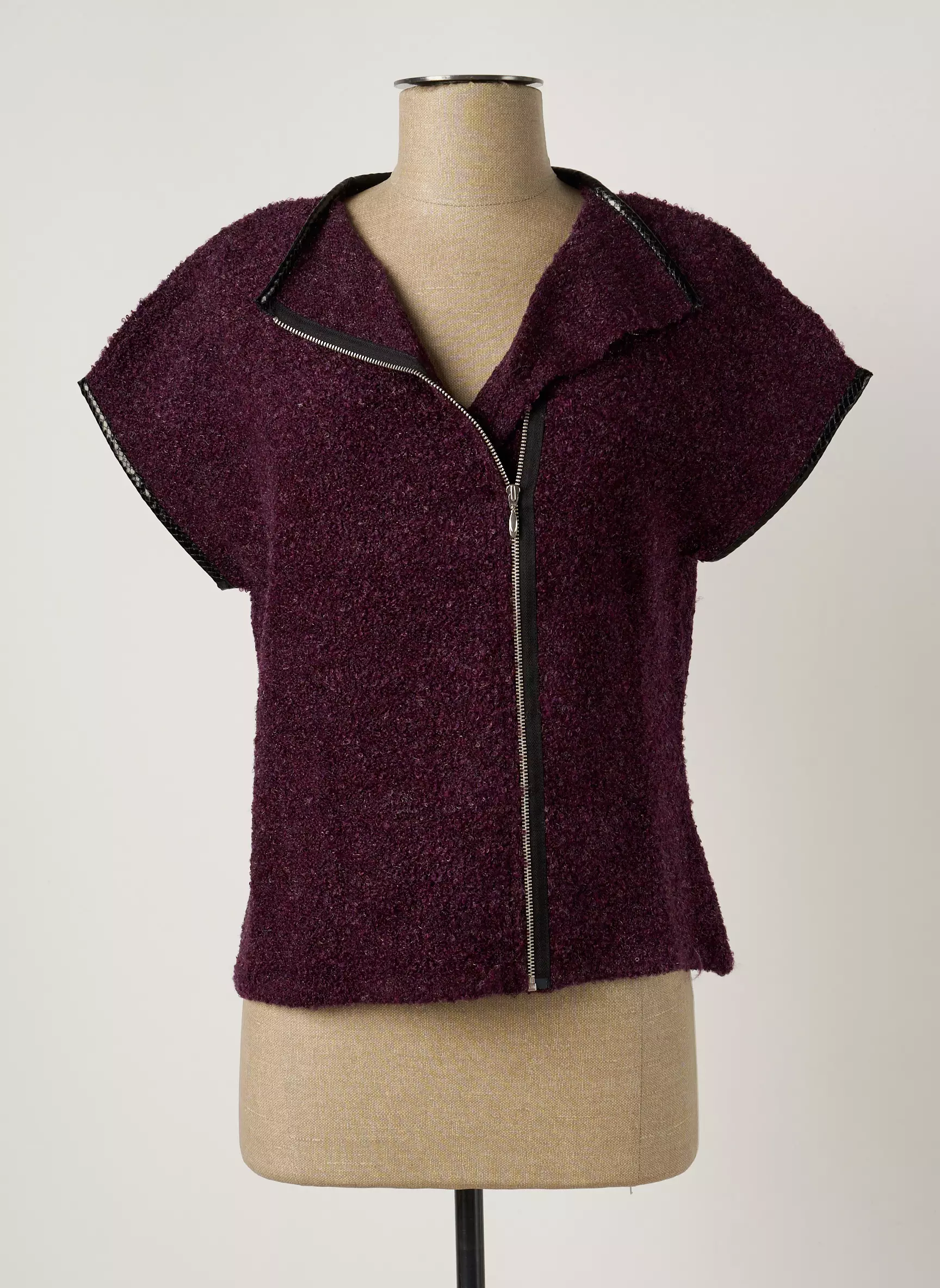 Skovhuus Gilets Manches Courtes Femme couleur violet