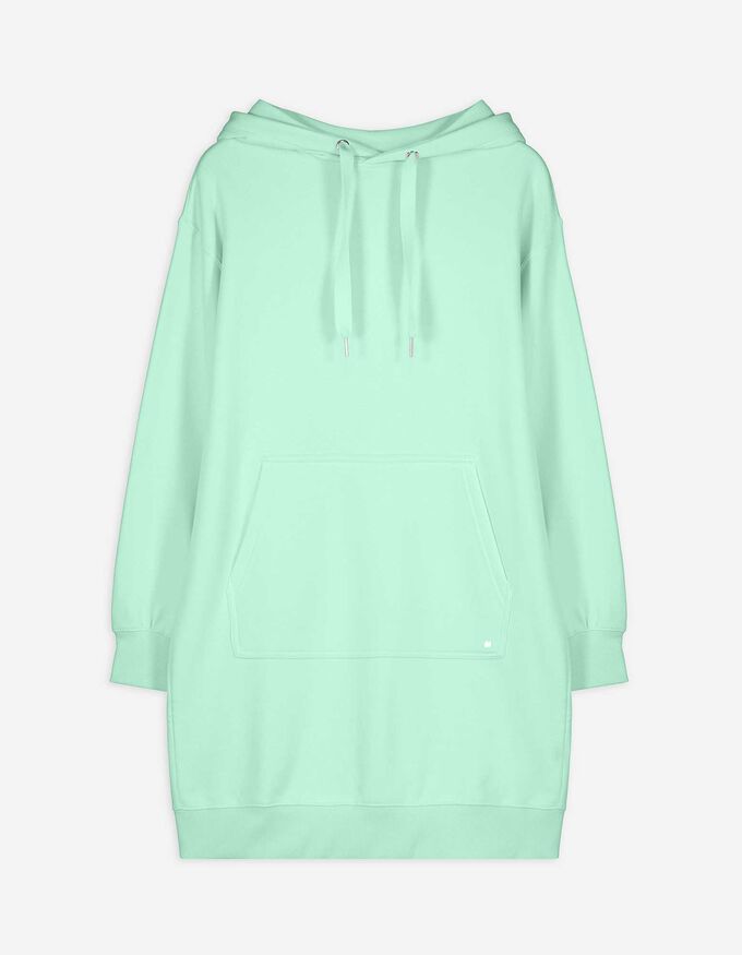 Kleid - Kapuze mit Tunnelzug