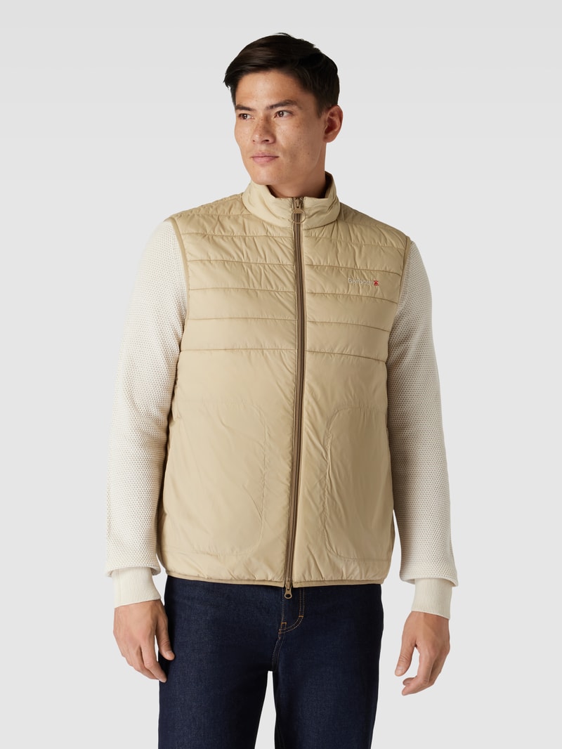 Steppweste mit Zweiwege-Reißverschluss Modell 'SHORELINE GILET' in weiß