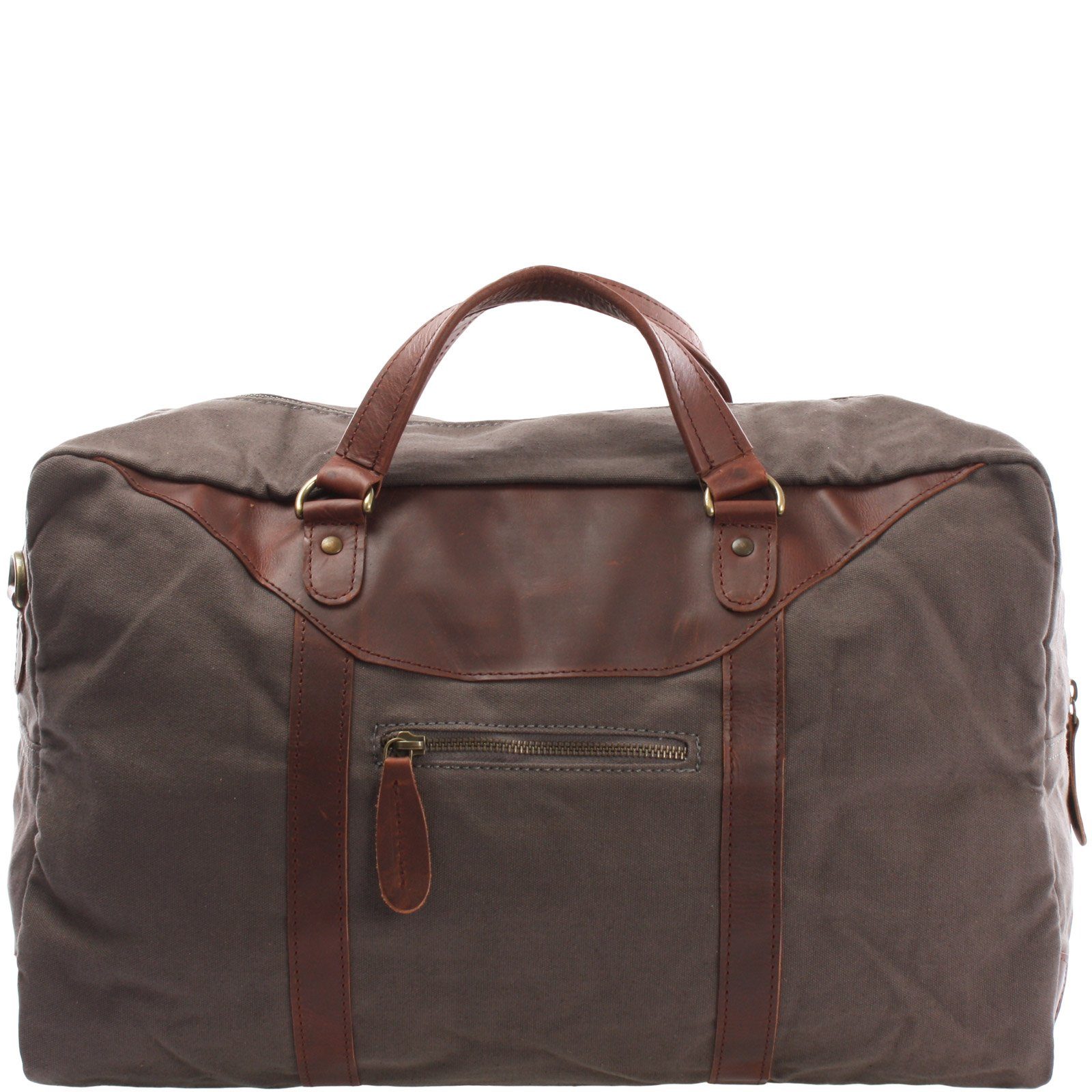 LECONI Weekender kleiner Weekender Sporttasche Canvas Leder LE2009