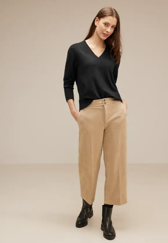 Street One Pullover mit V-Ausschnitt