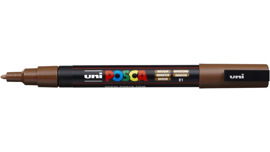 FABER-CASTELL  Marker UNI POSCA PC-3M braun braun