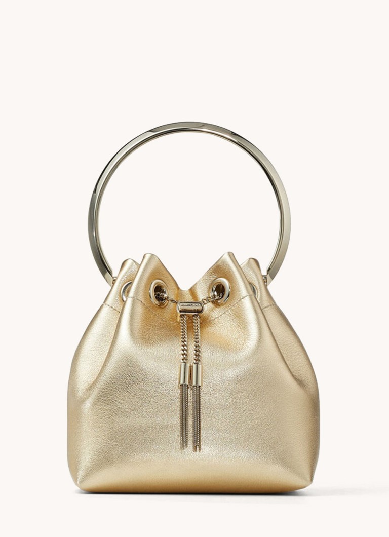 Geantă de mână Jimmy Choo Bon Bon din piele de miel
