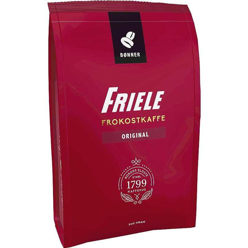 Friele Hele bønner Friele 500 g, frokostkaffe