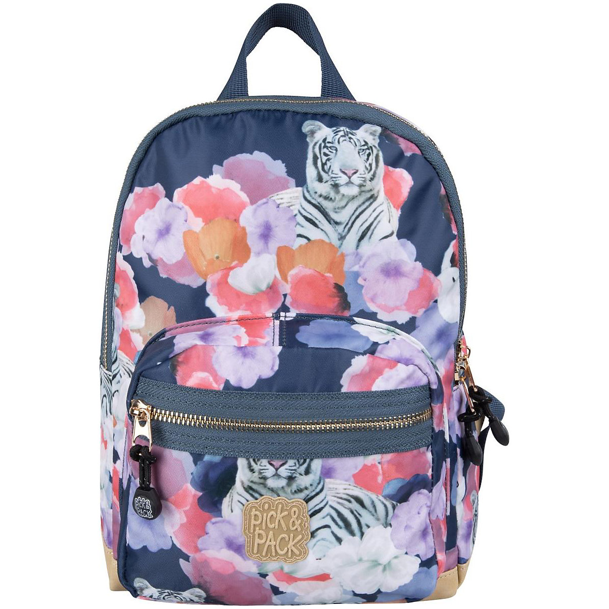 Kindergartenrucksack S Tiger of Love, Denim