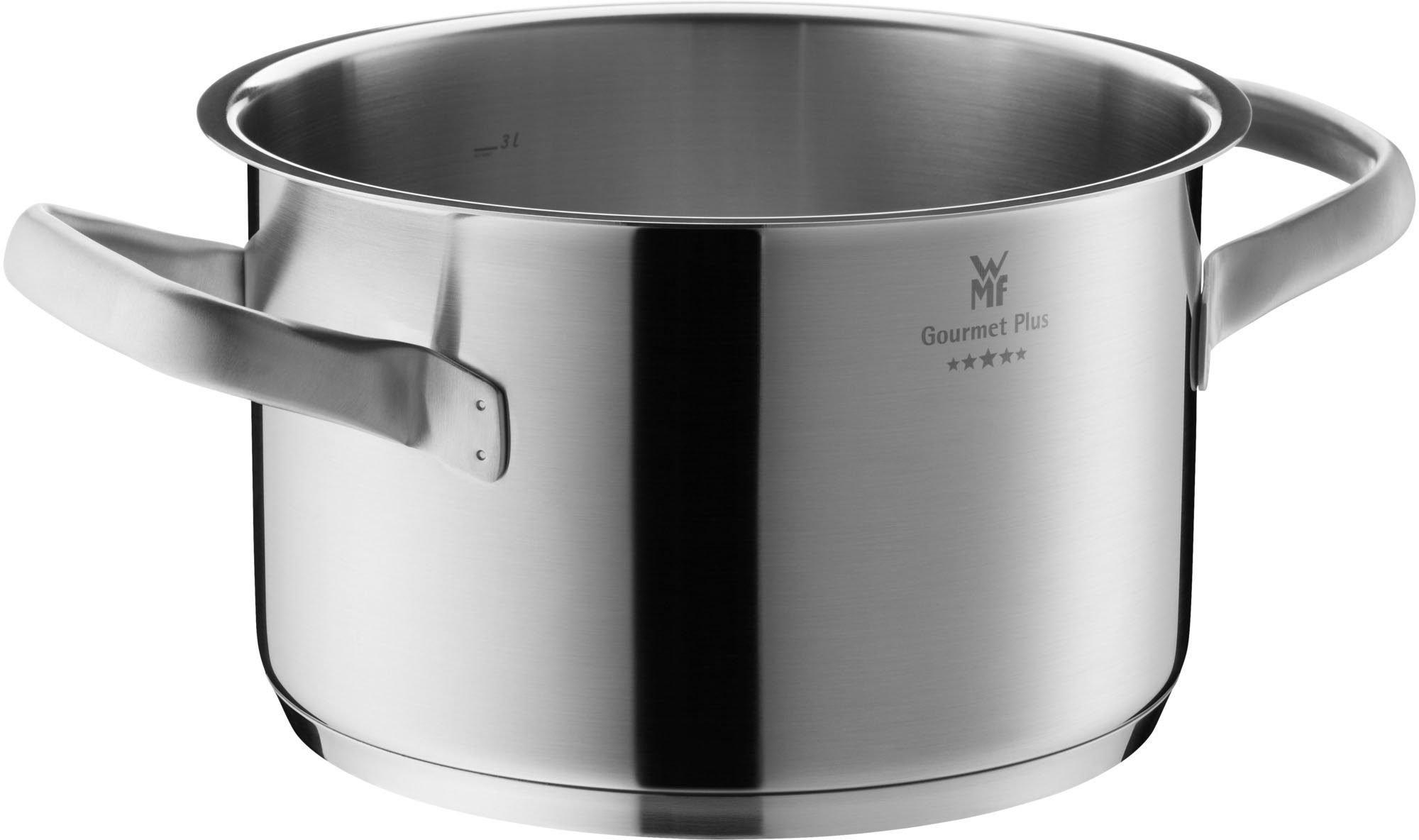 WMF Topf-Set Gourmet Plus, Cromargan® Edelstahl Rostfrei 18/10 (Set, 5-tlg), induktionsgeeignet
