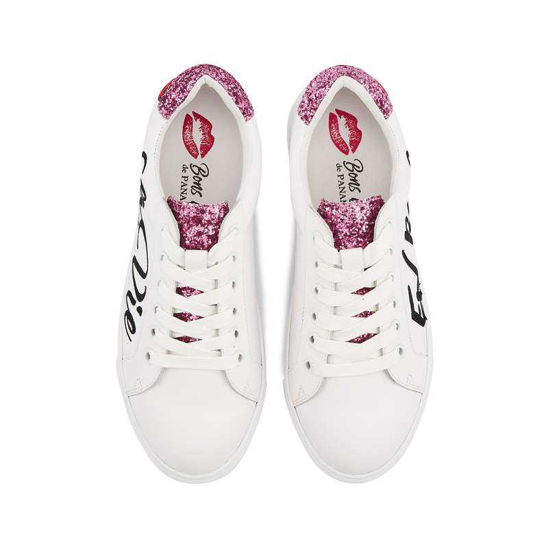 Baskets en cuir Simone la vie en rose
