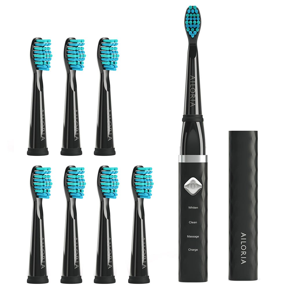 Ailoria Flash Travel Set Schallzahnbürste Schwarz