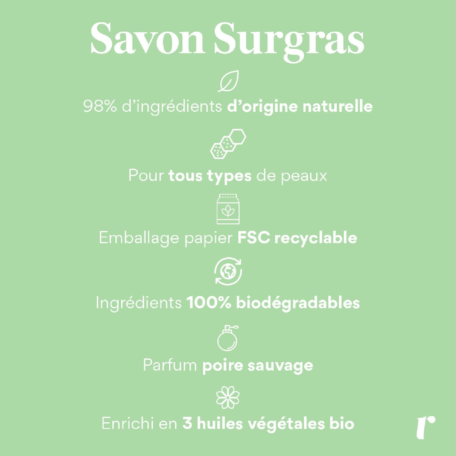 Respire Superfedt Sæbe Vild Pære 100g