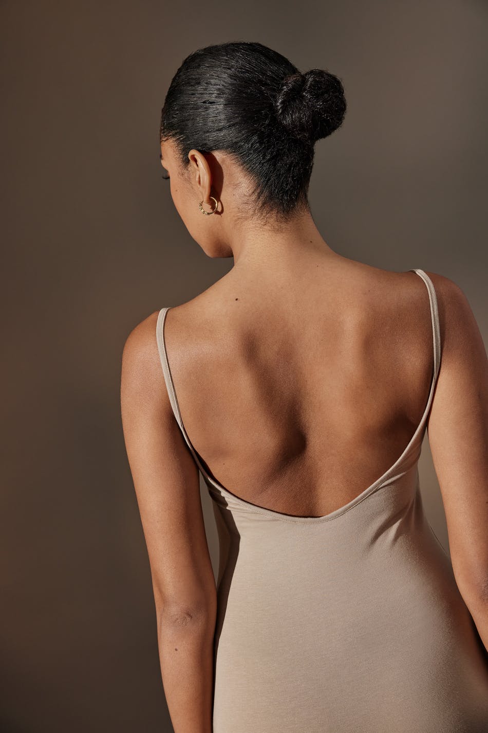 Boatneck strap dress