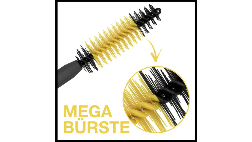 MAYBELLINE NEW YORK Mascara Colossal 36H wasserfest 10 ml 1 - Very Black