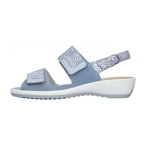 WALDLÄUFER Komfort Sandalen blau