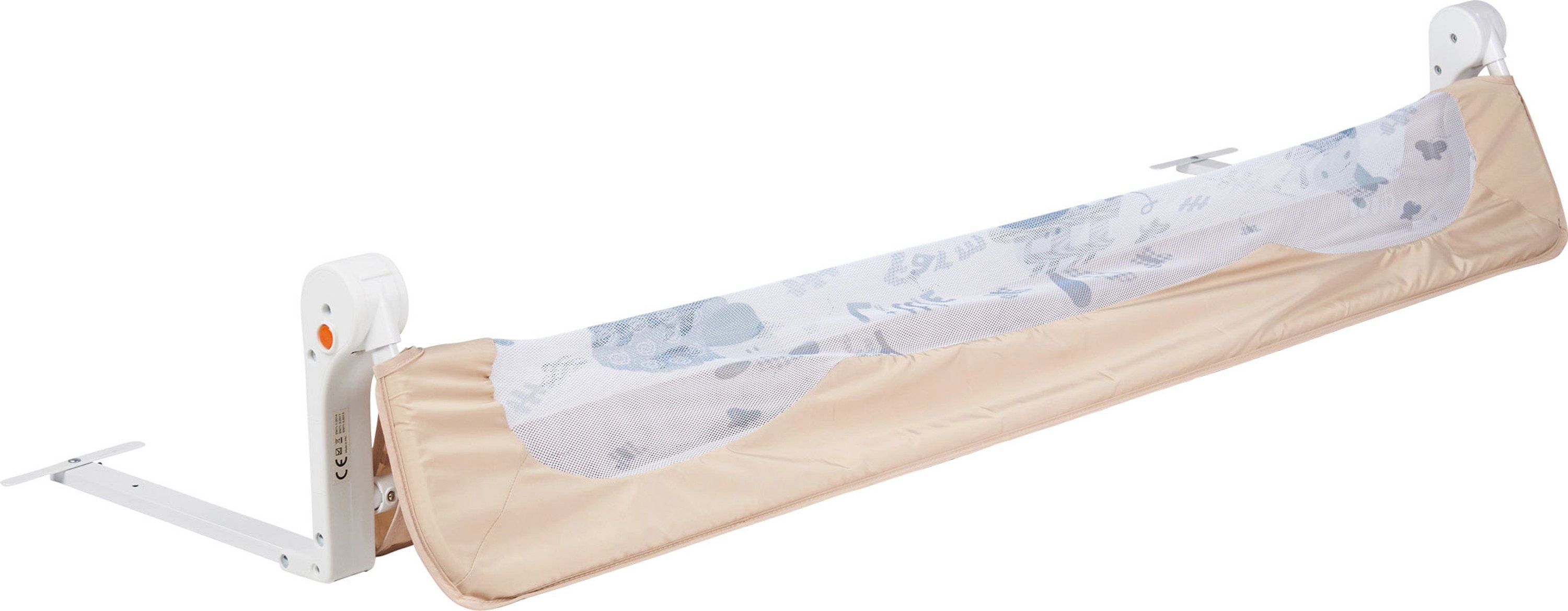 ib style Bettschutzgitter My Little Farm Bettgitter Sandy 150 cm, klappbar - abwaschbarer Stoff