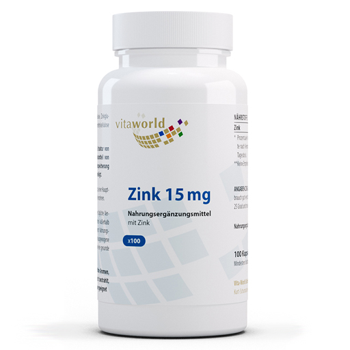 ZINK 15 mg Zinkgluconat Kapseln  100 St  Kapseln