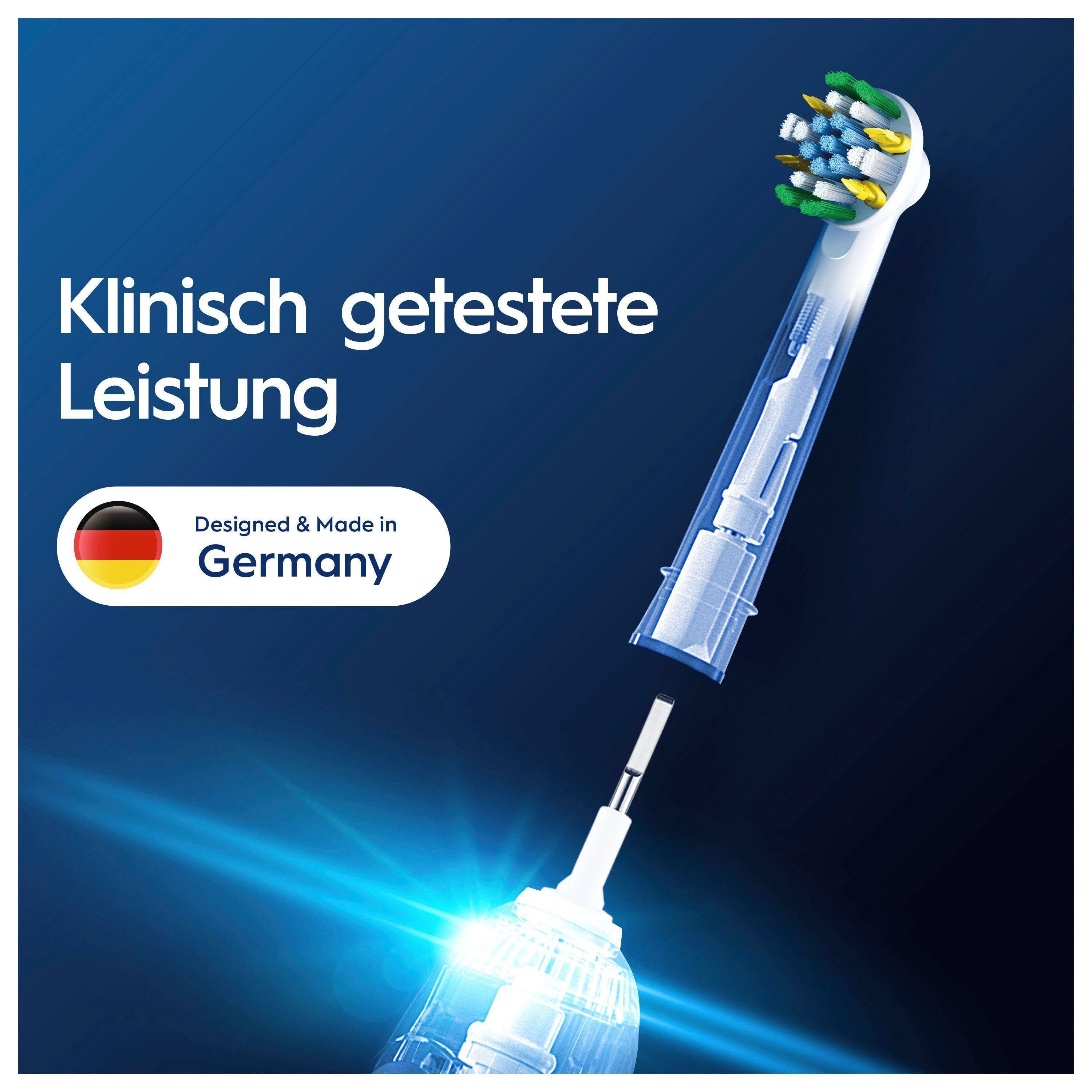Oral-B Aufsteckbürsten Pro Tiefenreinigung, X-förmige Borsten
