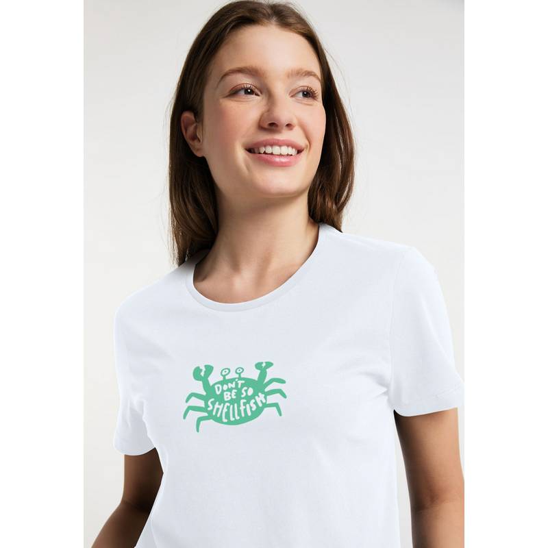SOMWR T-Shirt With Shellfish Print T-Shirt Damen