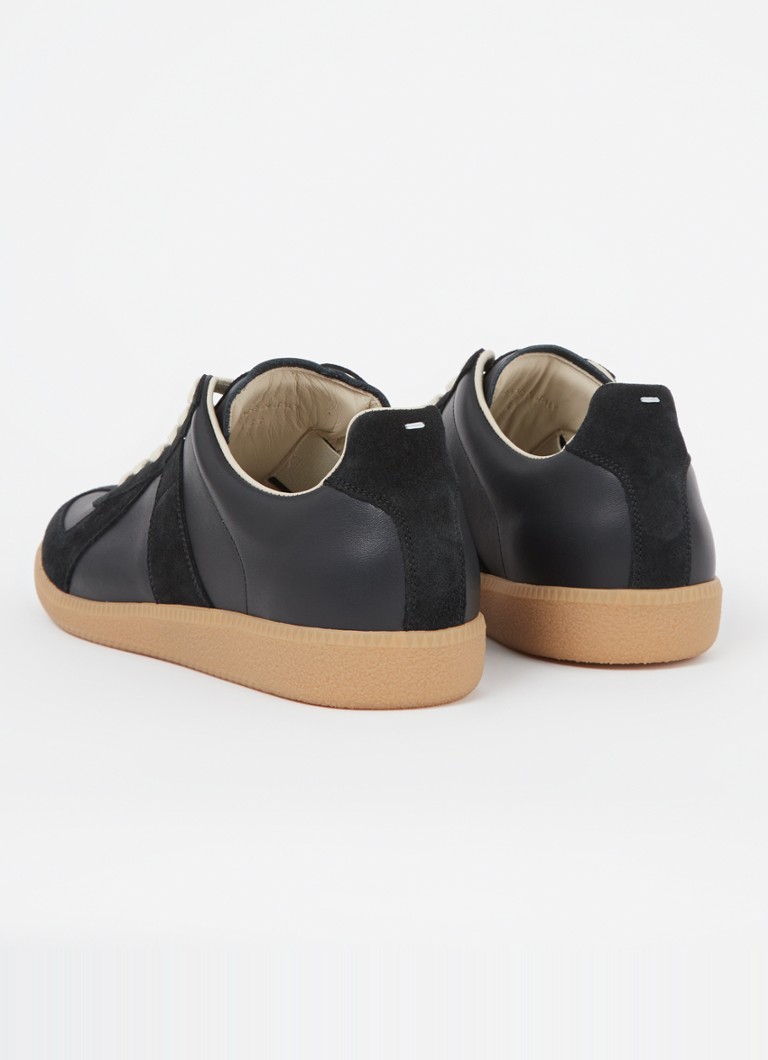 Sneakers Maison Margiela Replica in pelle di agnello con dettagli in pelle scamosciata di vitello