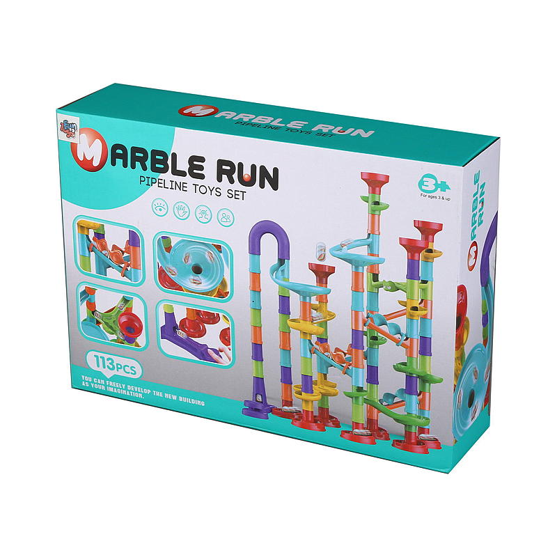 FunToys Klinkekulebane Marble run 113 deler