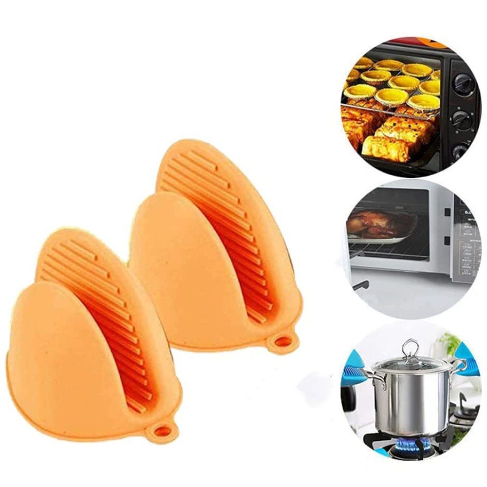 JedBesetzt Topflappen Hitzebeständig zum Kochen Backen Schützen Sie die Finger