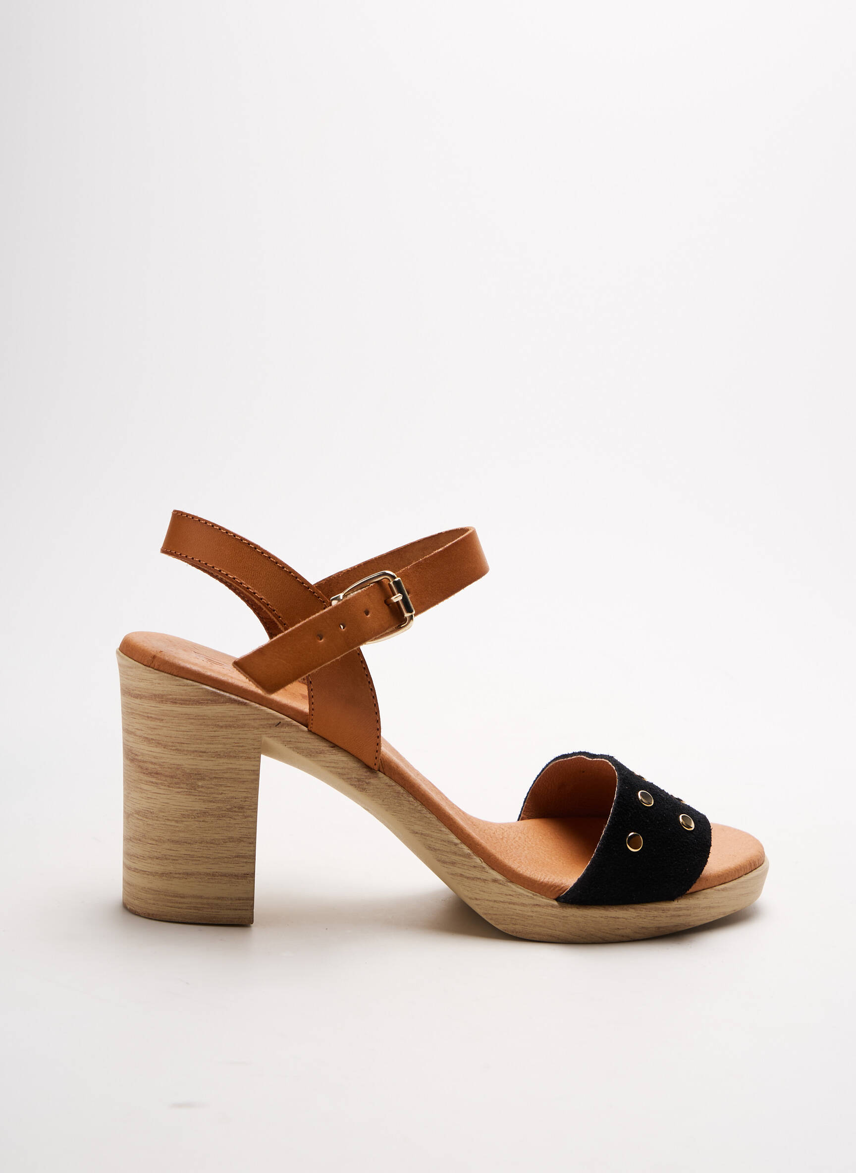 B D A  Sandales Nu Pieds Femme couleur marron