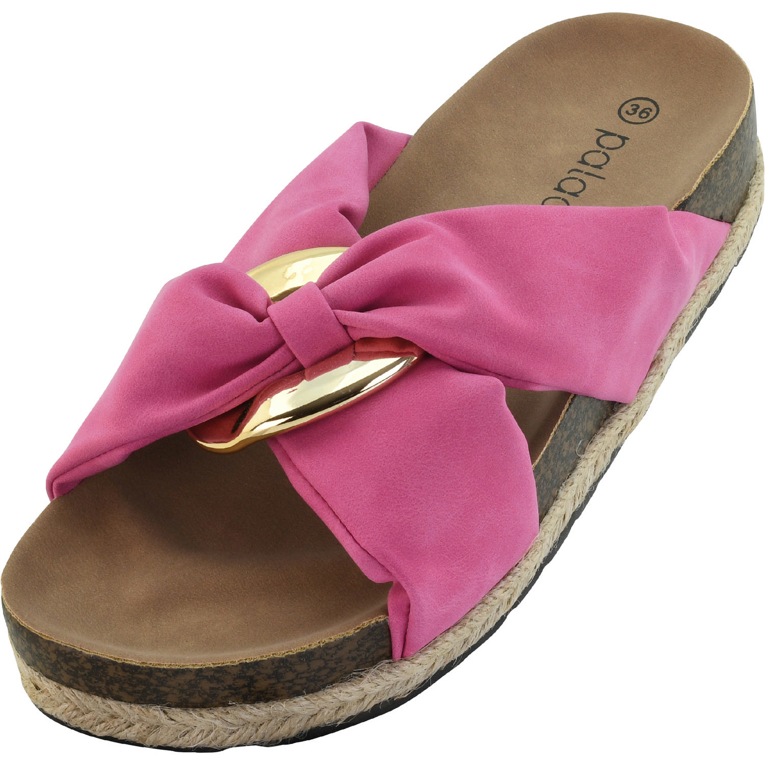 Palado Bandi, Pantoletten, Damen, Fuchsia