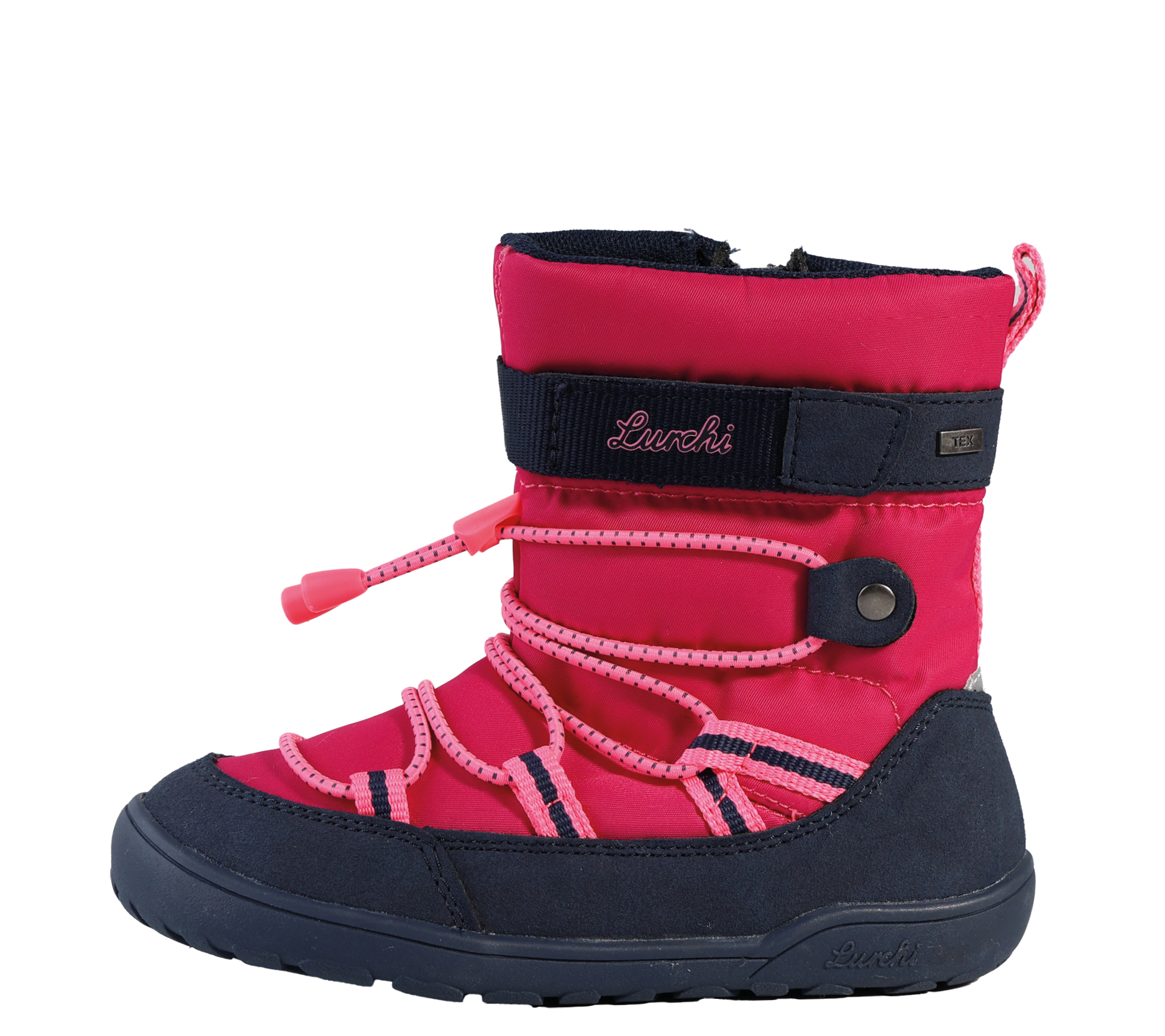 Lurchi Stiefelette Jace-TEX Barefoot - navy-pink