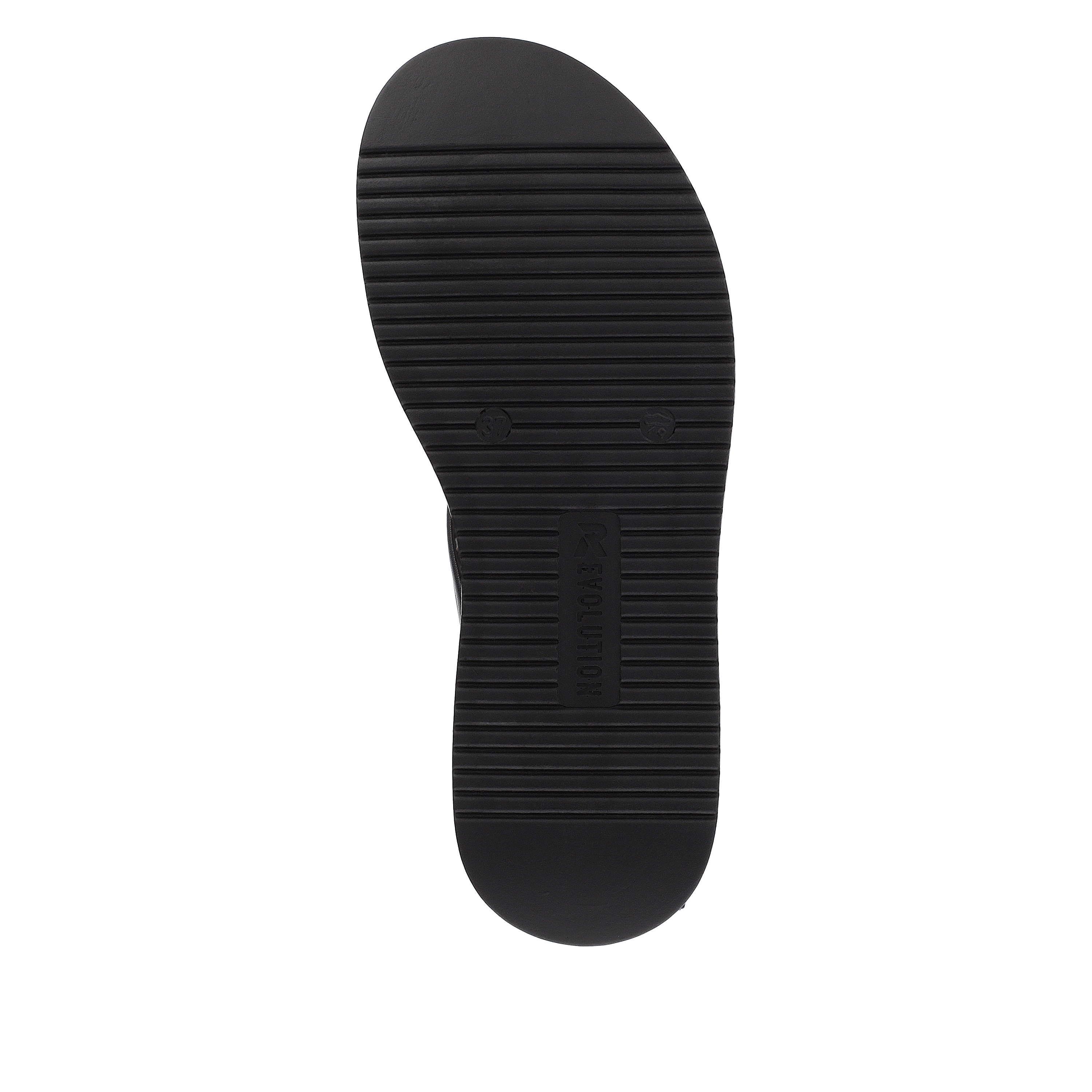 Rieker Damen Riemchensandalen noir