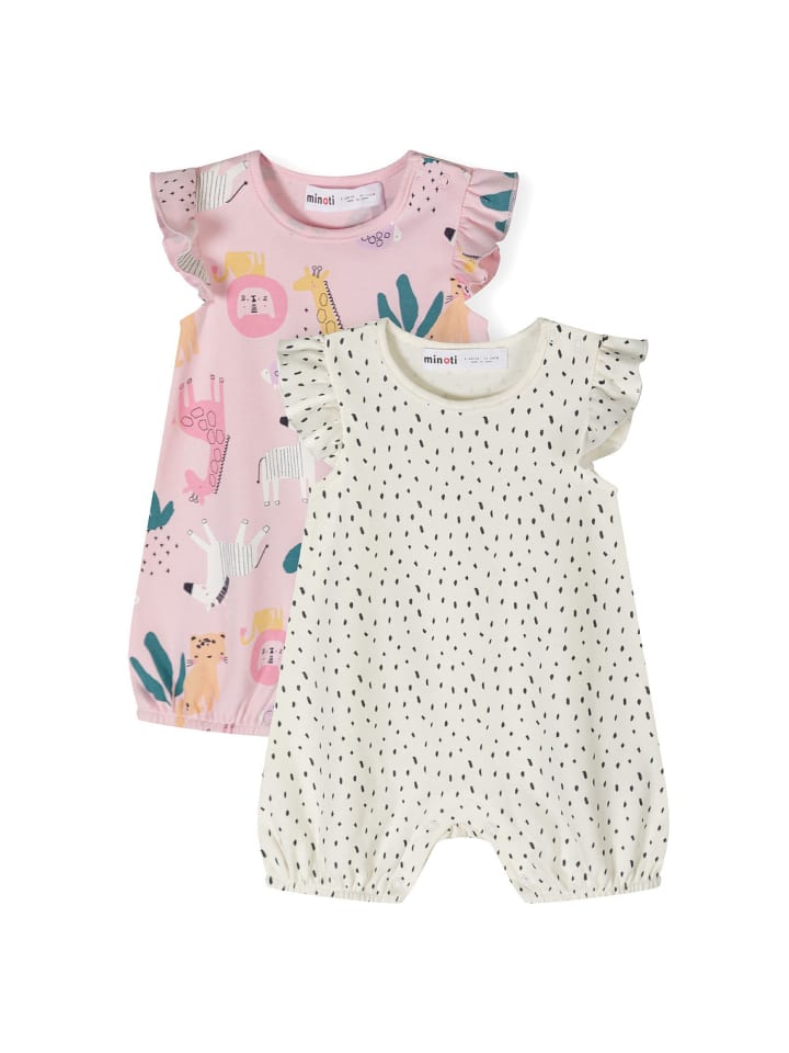 Minoti 2er. Set: Strampler 24babypack22 in weiß günstig kaufen
