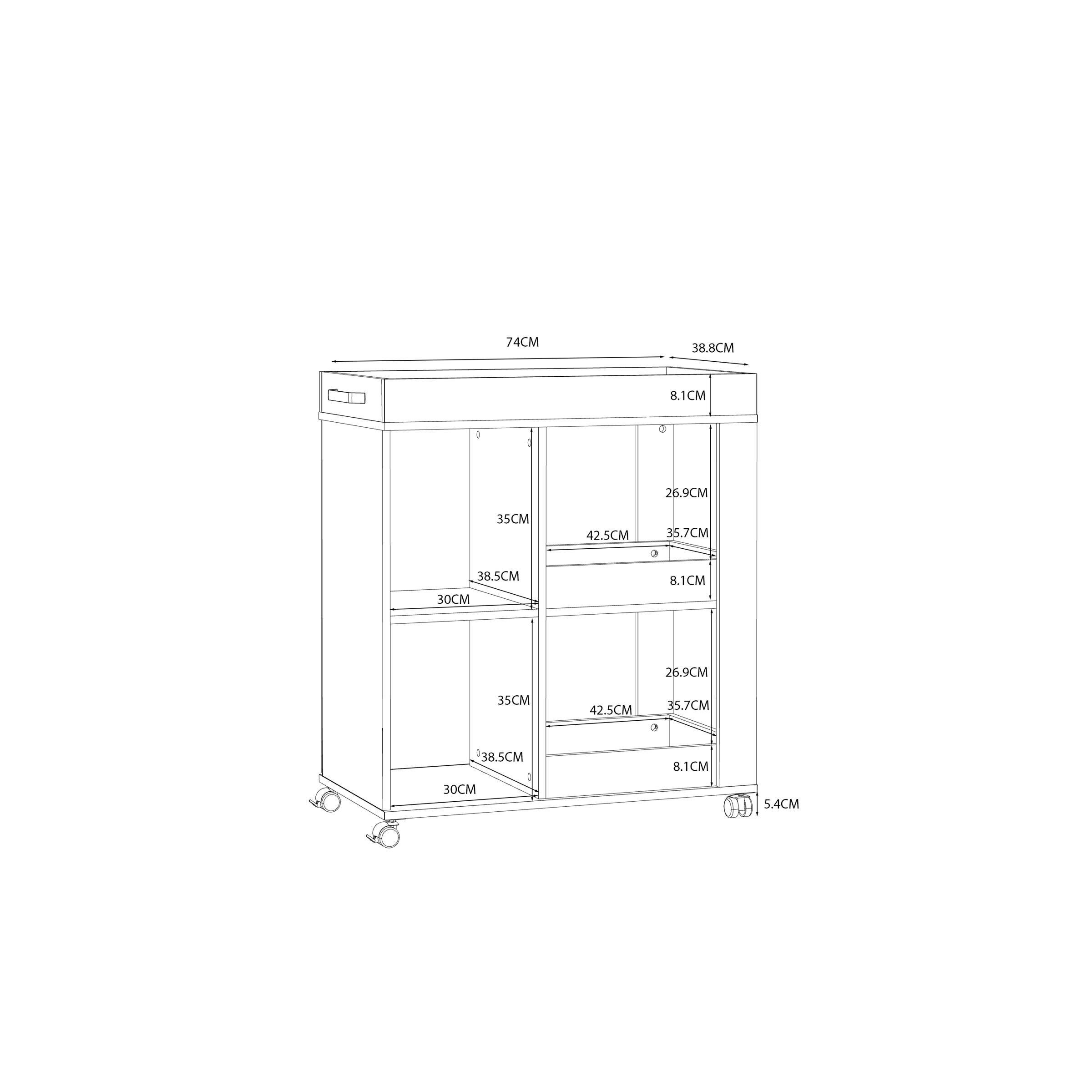 möbelando Barschrank Barschrank 