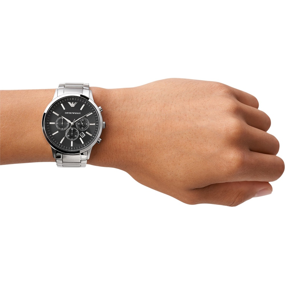 Emporio Armani Chronographe Acier inoxydable Montre