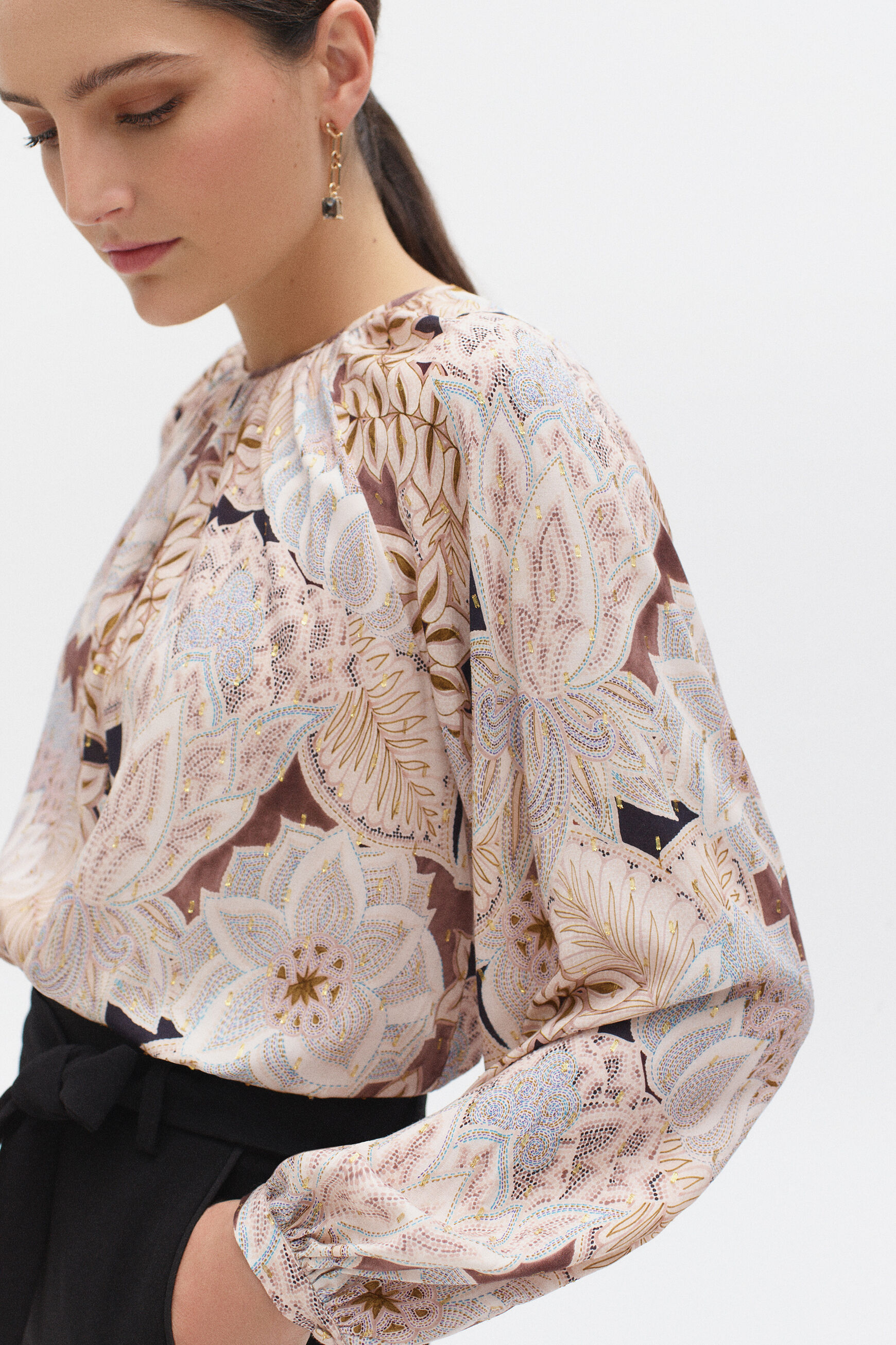 chemisier mika gold rose clair femme