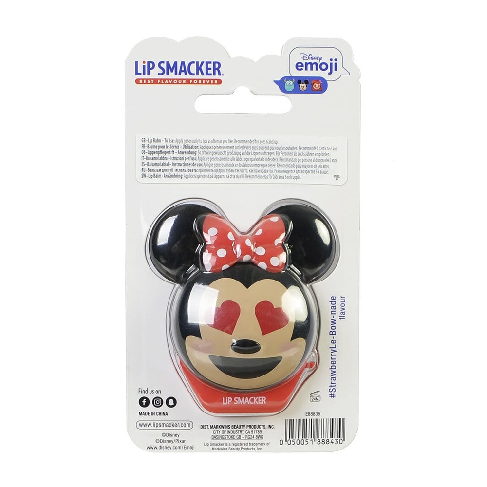 lip smacker Baume à lèvres Disney Emoji Minnie Baume à lèvres