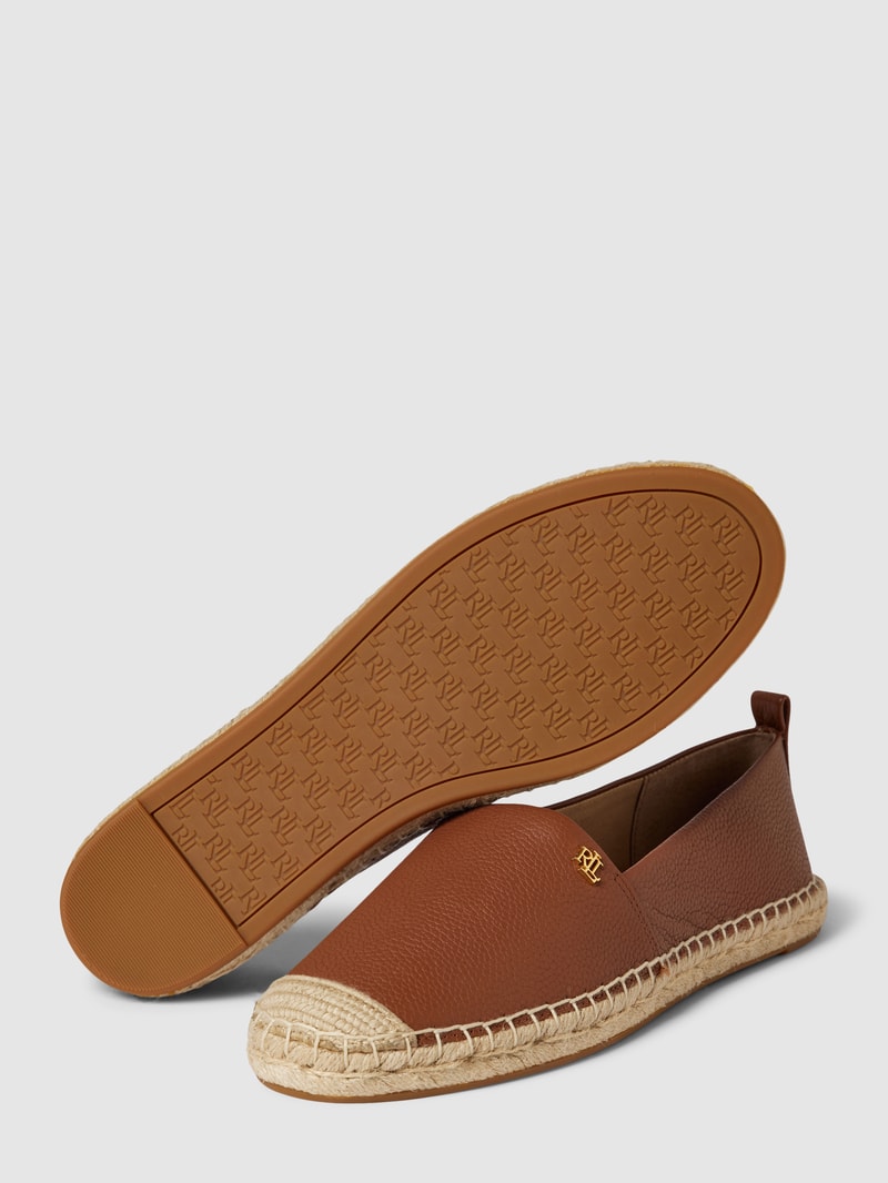 Espadrilles mit Label-Details Modell 'CAMERYN' in camel
