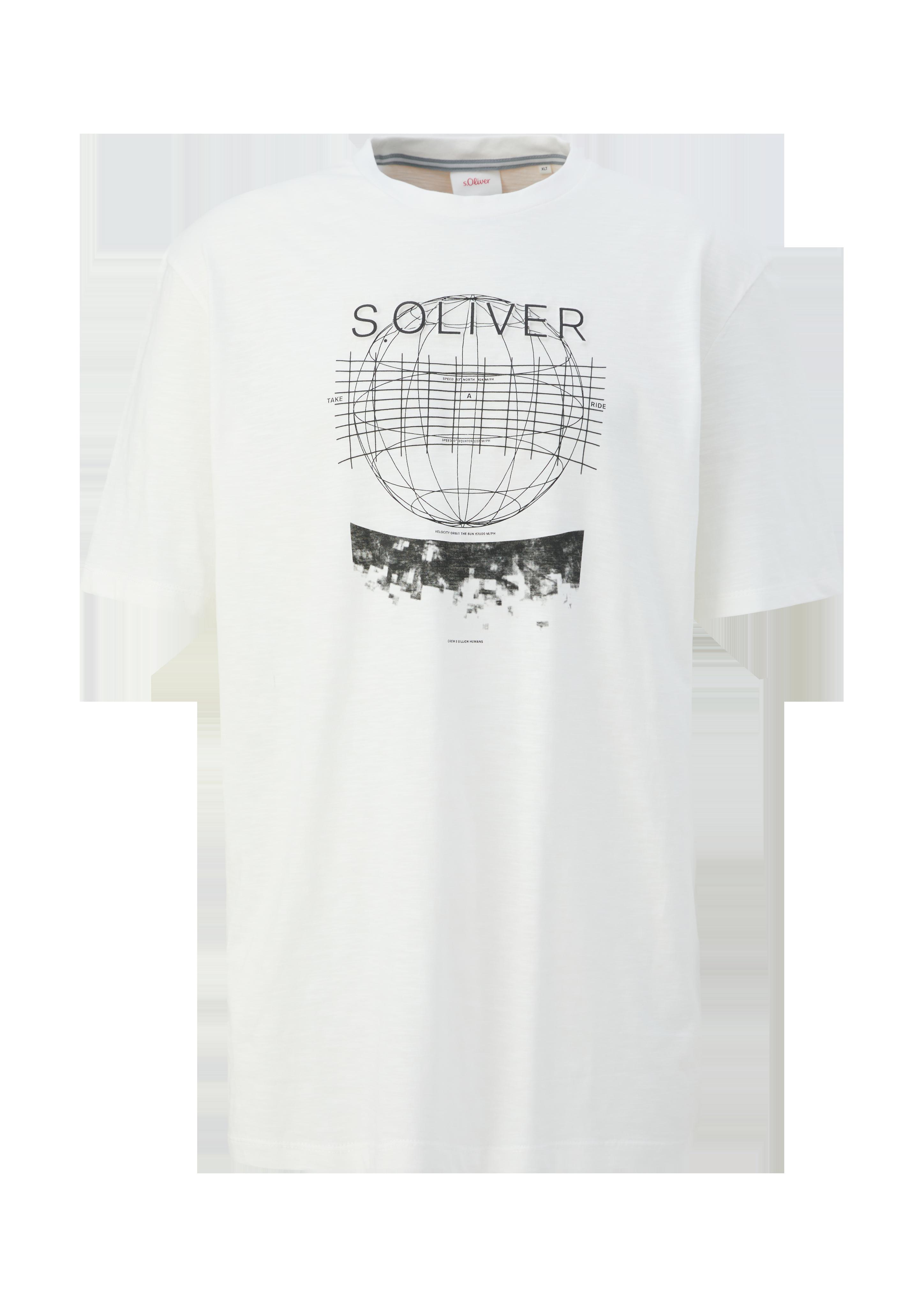 T-Shirt mit Frontprint  2139753-01D1