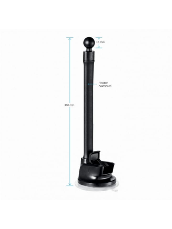 Swissten Premium Universal Handy-Halterung für Windschutzscheibe in schwarz günstig kaufen 20 cm