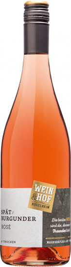 2022 Spätburgunder Rosé trocken - Wein & Hof Hügelheim