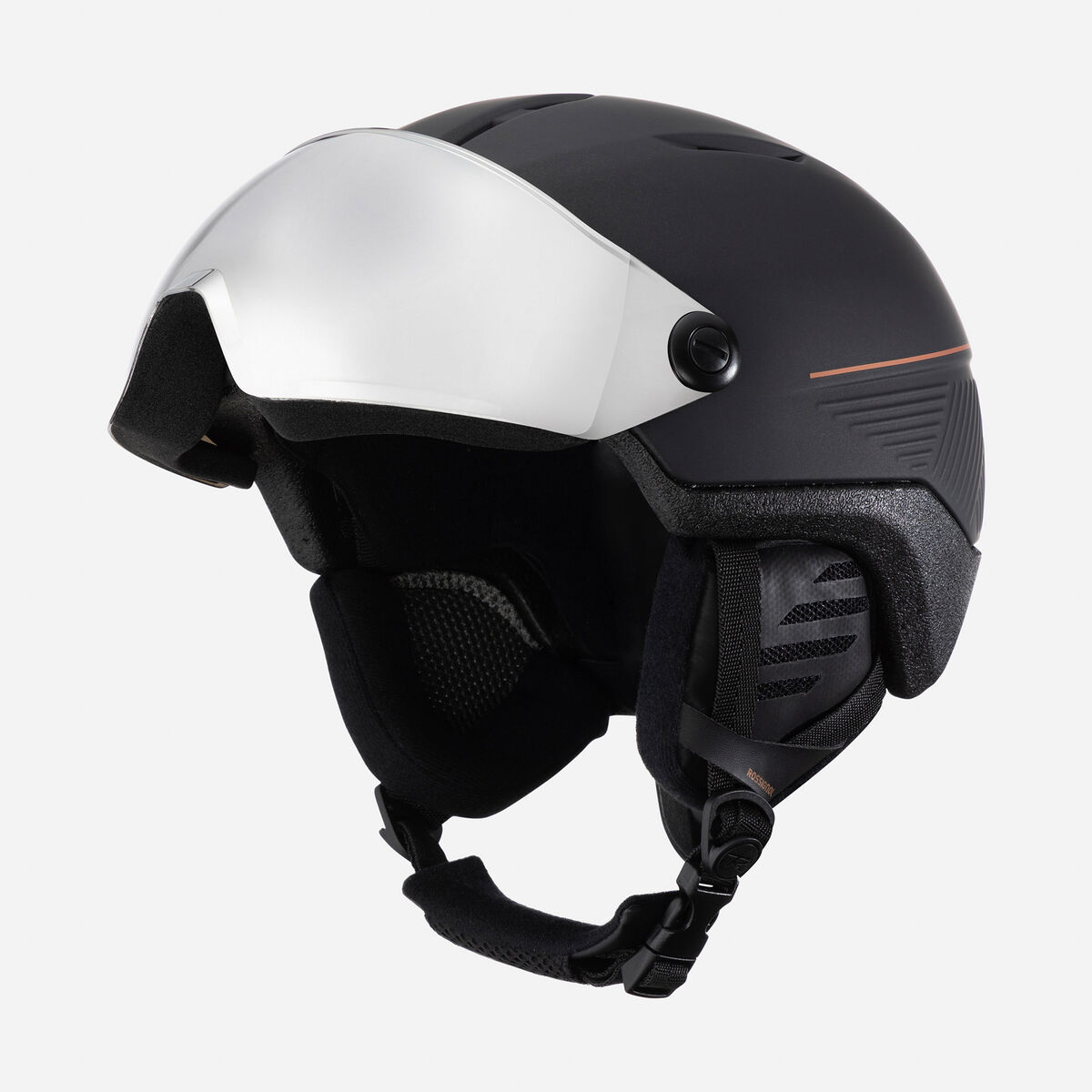 Photochromer Skihelm Rossignol Fit Visor IMPACTS Schwarz