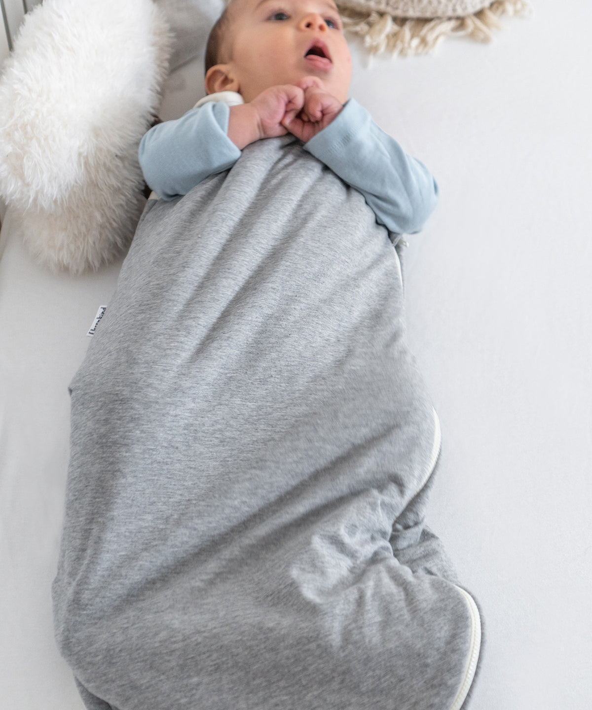 Baby-Schlafsack mit Wollfüllung