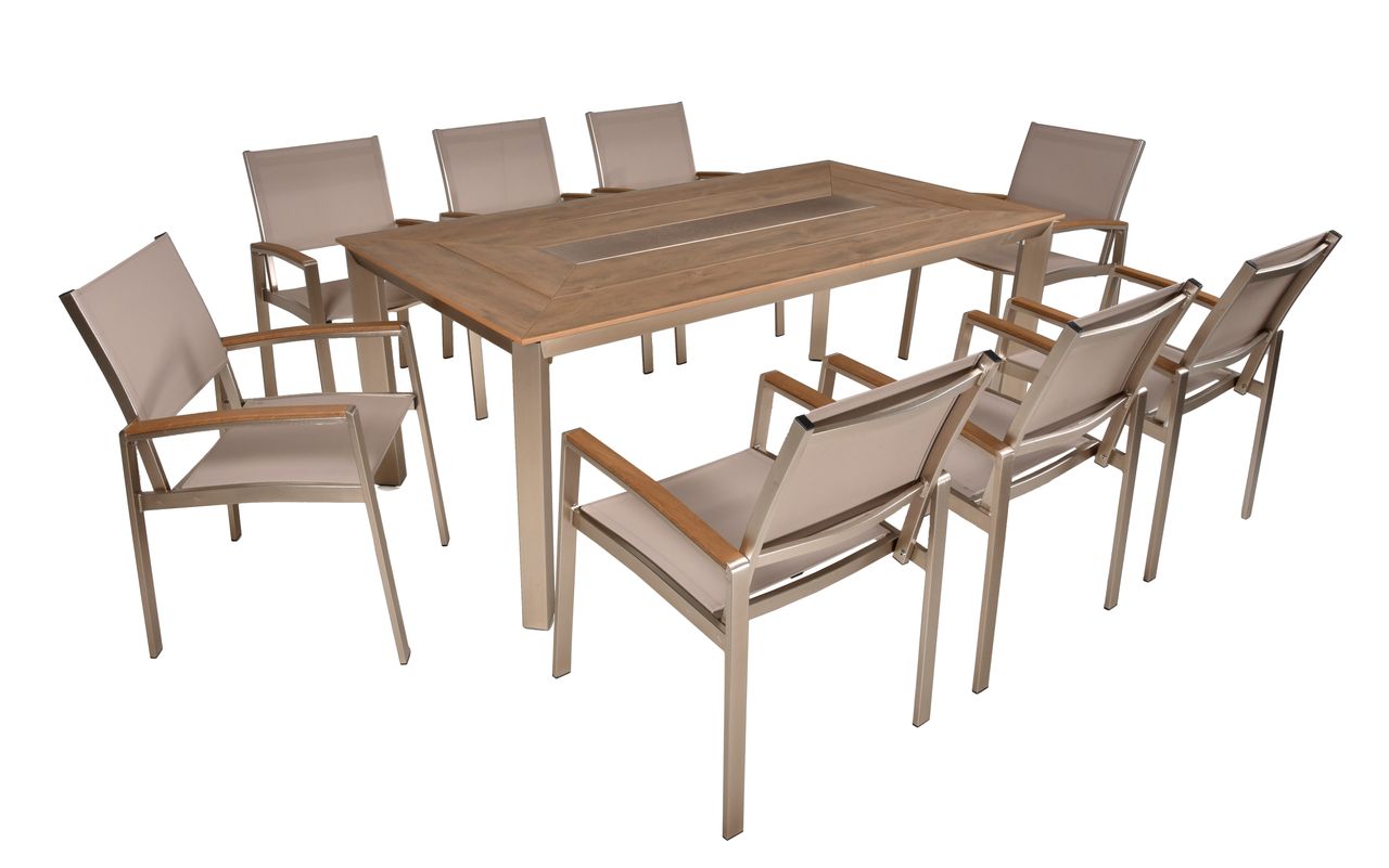Garden Pleasure Tischgruppe FLORENCE 16, 9-tlg.