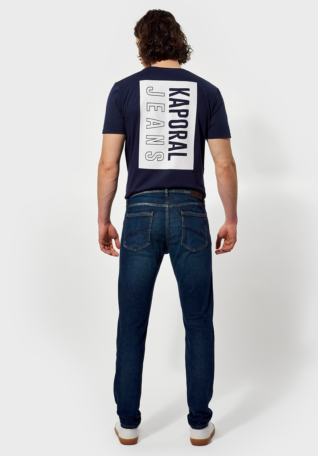 DARKK  Jean slim  Homme bleu délavé