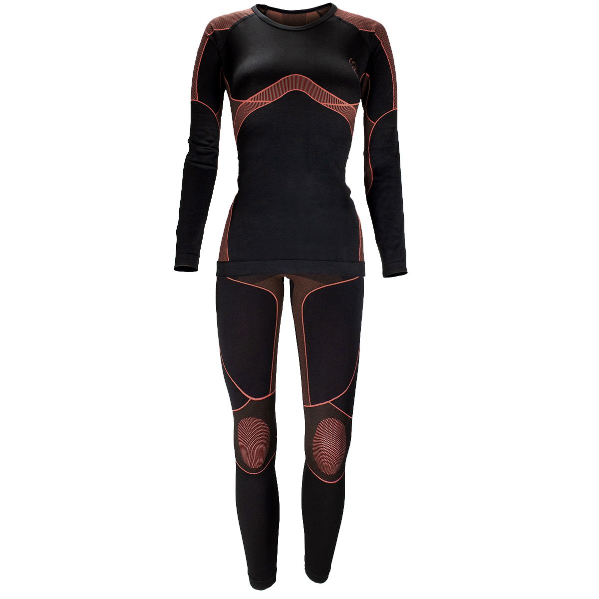 Black Snake Coral Damen Funktionsunterwäsche Set